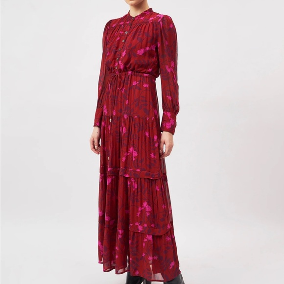 Beyond by Vera Sissi MAJORELLE RUST Fall 2024 Dress XL - Picture 6 of 9